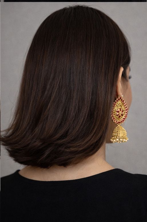 Sindoorika Heritage Gold Jhumkas