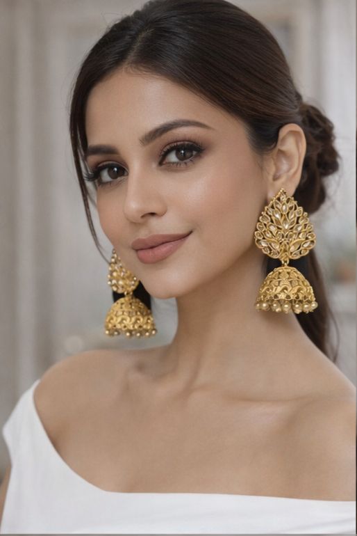 Suvarna Vriksha Gold Jhumkas
