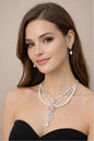 AGM Luxe Rosé Pearl Elegance Necklace Set