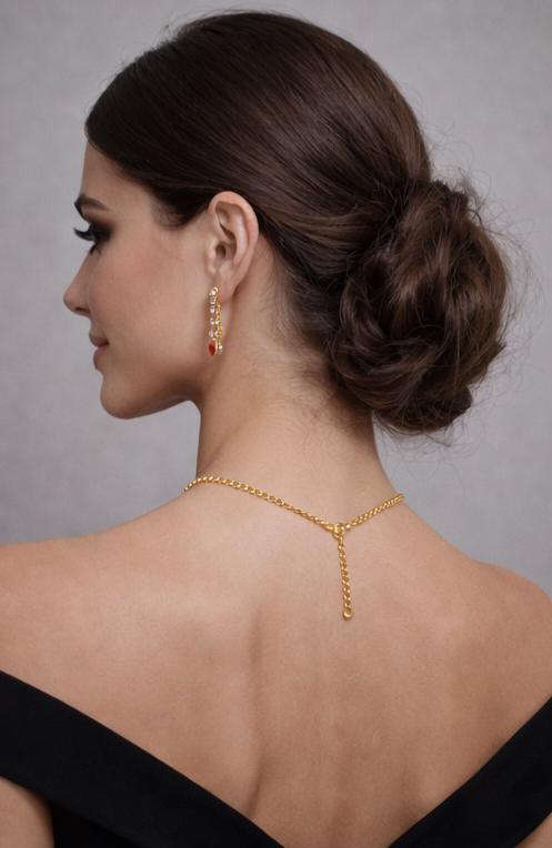 AGM Luxe Crimson Royal Necklace Set