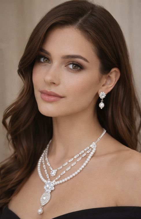 Ivory Grace Pearl Necklace Set